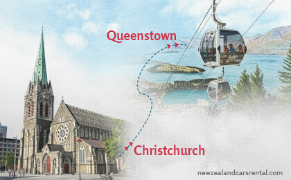 One Way Car Rental Christchurch to Queenstown